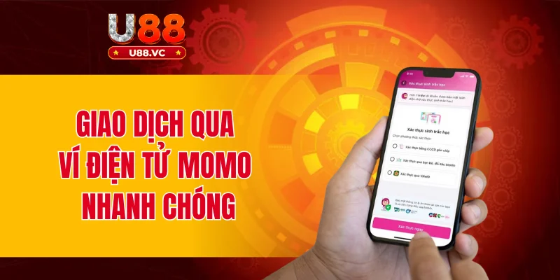 Giao dịch qua ví điện tử Momo nhanh chóng