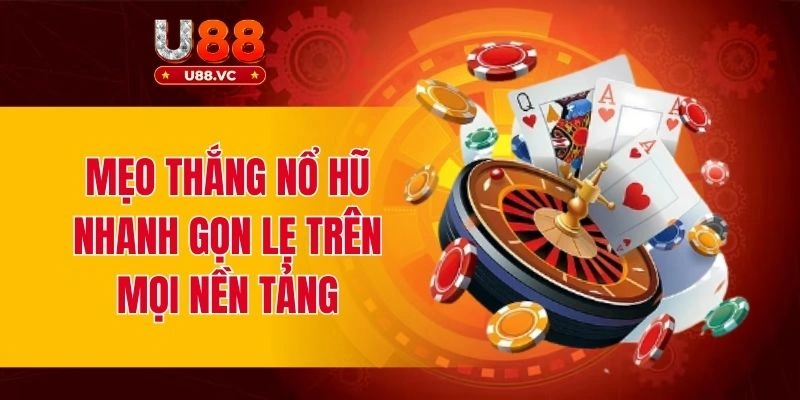 Mẹo thắng nổ hũ nhanh gọn lẹ trên mọi nền tảng