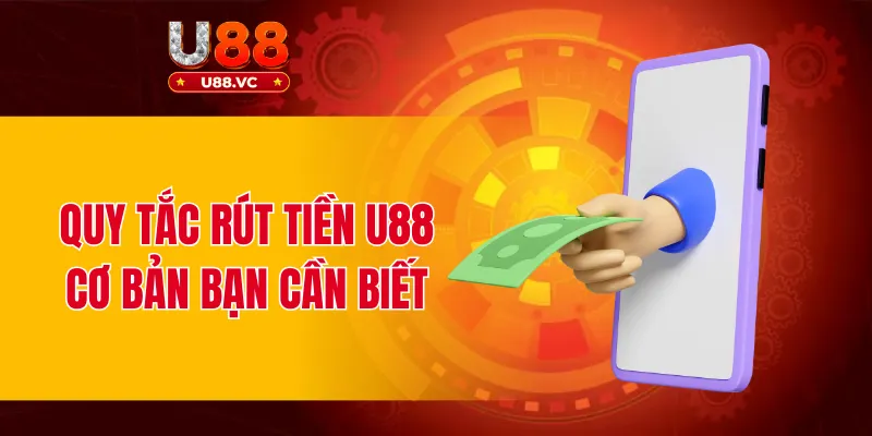 Quy tắc rút tiền U88 cơ bản bạn cần biết